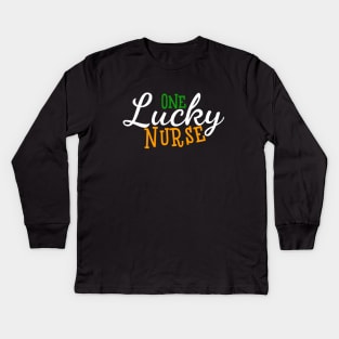 One Lucky Nurse Kids Long Sleeve T-Shirt